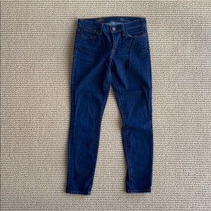 J. Crew toothpick dark jeans